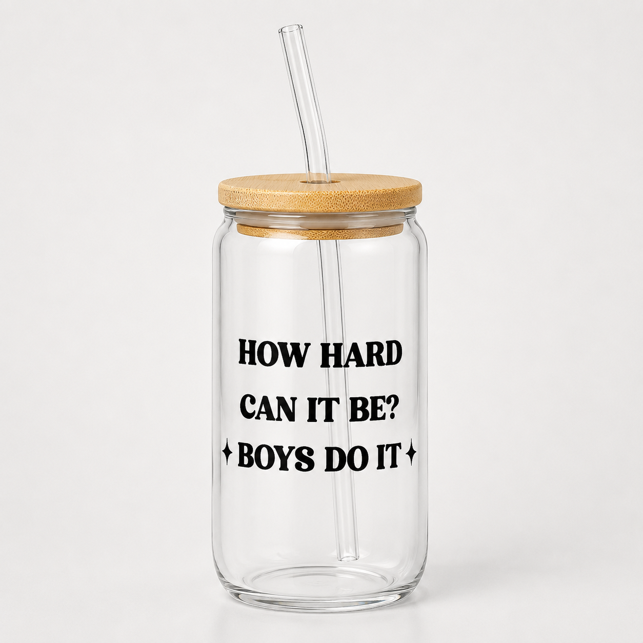 Hard Hard Can It Be Boy's Do It - Glass Tumbler