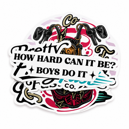 PrettyFastCo Sticker Pack of 5